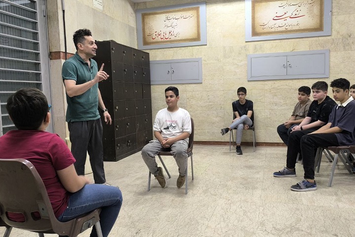 تست تئاتر از دانش‌آموزان دبیرستان علامه طباطبایی واحد گام نو